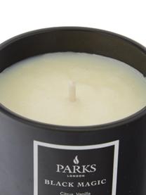 Vonná sviečka Black Magic (vanilka, pačuli a levanduľa), Čierna, biela, Ø 7 x V 5 cm