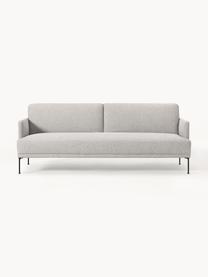 Sofá cama Fluente (3 plazas), Tapizado: 80% poliéster, 20% ramio , Estructura: madera de pino maciza con, Patas: metal con pintura en polv, Tejido gris claro, An 220 x F 88 cm