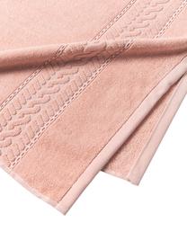 Serviette de toilette Cordelia, 100 % coton, certifié BCI

Grammage léger 420 g/m²

Le matériau est certifié STANDARD 100 OEKO-TEX®, 8135CIT, CITEVE, Rose, Serviettes invité, larg. 30 x long. 50 cm , 2 pièces