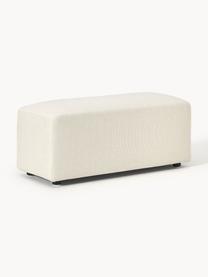 Hocker Melva, B 99 x T 42 cm, Bezug: 100 % Polyester Der strap, Gestell: Massives Kiefern- und Fic, Webstoff Off White, B 99 x T 42 cm