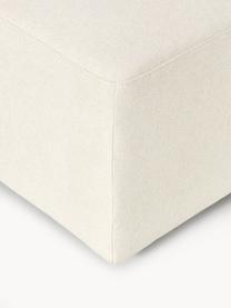 Pouf Melva, larg. 99 x prof. 42 cm, Tissu blanc cassé, larg. 99 x prof. 42 cm