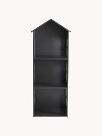 Libreria per bambini Sevilla, Pannello di fibra a media densità (MDF) laccato, Nero, Larg. 47 x Alt. 117 cm