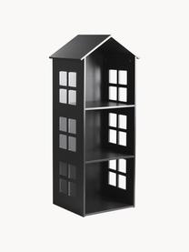 Libreria per bambini Sevilla, Pannello di fibra a media densità (MDF) laccato, Nero, Larg. 47 x Alt. 117 cm