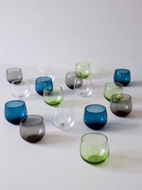 Mundgeblasene Wassergläser Spectra in Transparent, 4 Stück, Glas, mundgeblasen, Transparent, Ø 9 x H 8 cm