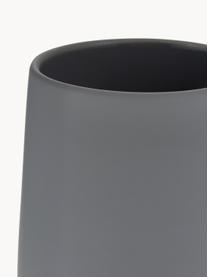 Vaso cepillo de dientes de porcelana Nova One, Porcelana, Gris oscuro, Ø 8 x Al 10 cm