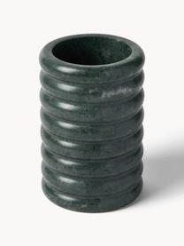 Kubek na szczoteczki z marmuru Orta, Marmur, Zielony, marmurowy, Ø 8 x W 12 cm