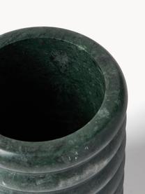 Vaso cepillo de dientes de mármol Orta, Mármol, Mármol verde, Ø 8 x Al 12 cm