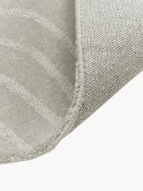 Passatoia in lana fatta a mano Aaron, Retro: 100% cotone Nel caso dei , Greige, Larg. 80 x Lung. 300 cm
