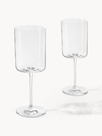 Copas de vino tinto Xavia, 4 uds., Cristal, Transparente, Ø 8 x Al 22 cm, 420 ml