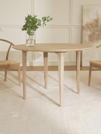 Okrúhly jedálensky stôl zo svetlého dubového dreva Archie, Ø 110, Masívne dubové drevo, lakované
100% FSC drevo z udržateľného lesného hospodárstva, Dubové drevo Sonoma, Ø 110 x V 76 cm