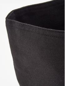 Panera de diseño Helga, Algodón, Negro, Ø 23 cm