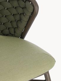 Zahradní židle Harlow, Olivově zelená, greige, Š 62 cm, H 58 cm