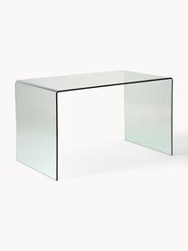 Bureau Club van glas, Glas, Transparant, B 125 x D 60 cm