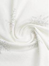 Tovaglia Snow, 100% cotone da coltivazione sostenibile, Bianco, crema, Larg. 145 x Lung. 200 cm