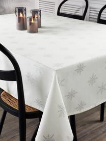 Nappe Snow, 100% coton, issu d'une culture durable de coton, Blanc, crème, larg. 145 x long. 200 cm