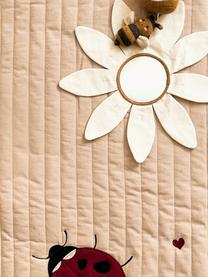 Tappetino da gioco imbottito Ladybug, Cotone, Beige, multicolore, Larg. 120 x Lung. 120 cm