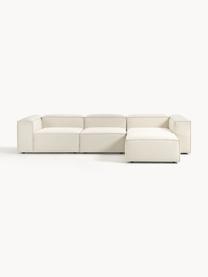 Sofá rinconera modular con reposapiés Lennon (4 plazas), Tapizado: 100% poliéster Alta resis, Estructura: madera contrachapada de p, Patas: plástico Este producto es, Tejido Off White, An 333 x F 214 cm