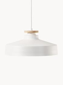 Lampa wisząca w stylu scandi Malm, Biały, Ø 40 x W 20 cm