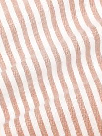 Baumwoll-Kopfkissenbezüge Ellie, fein gestreift, 2 Stück, Webart: Renforcé Fadendichte 118 , Rot, Weiß, B 40 x L 80 cm