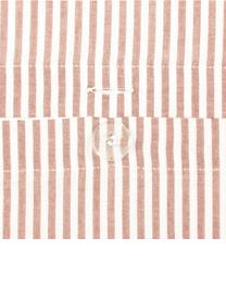 Baumwoll-Kopfkissenbezüge Ellie, fein gestreift, 2 Stück, Webart: Renforcé Fadendichte 118 , Rot, Weiss, B 40 x L 80 cm