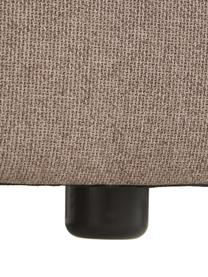 Eckmodul Lennon, Bezug: 100 % Polyester Der strap, Gestell: Massives Kiefernholz FSC-, Füße: Kunststoff, Webstoff Taupe, B 119 x T 119 cm, Eckteil links