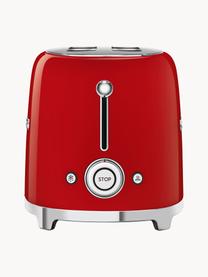 Kompakt Toaster 50's Style, Edelstahl, lackiert, Rot, glänzend, B 31 x T 20 cm