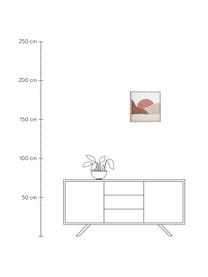 Gerahmter Digitaldruck Izem Sun, Rahmen: Mitteldichte Holzfaserpla, Bild: Leinwand, Beige, Braun, Altrosa, Weiss, B 40 x H 40 cm