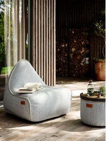 Fauteuil de jardin Cobana, Tissu gris clair, larg. 80 x prof. 96 cm