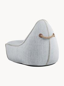 Fauteuil de jardin Cobana, Tissu gris clair, larg. 80 x prof. 96 cm