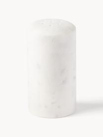Set saliera e pepiera in marmo Agata 2 pz, Marmo, Bianco, nero, marmorizzato, Ø 4 x Alt. 8 cm