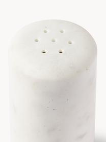 Set saliera e pepiera in marmo Agata 2 pz, Marmo, Bianco, nero, marmorizzato, Ø 4 x Alt. 8 cm