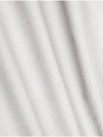 Gewaschener Baumwoll-Kissenbezug Florence mit Rüschen, 65 x 65 cm, Webart: Perkal Fadendichte 180 TC, Hellgrau, B 65 x L 65 cm