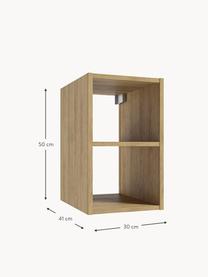 Wandregal Senso, Spanplatte, Holz, B 30 x H 50 cm