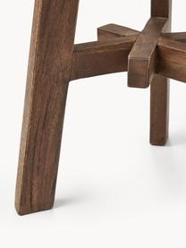 Stolička z akáciového dřeva Dingklik, Akáciové dřevo, mořené

Tento produkt je vyroben z udržitelných zdrojů dřeva s certifikací FSC®., Tmavé dřevo, Ø 35 cm, V 50 cm