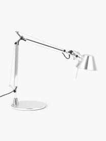 Nastavitelná lampa na psací stůl Tolomeo Micro, Stříbrná, Š 45 cm, V 37-73 cm