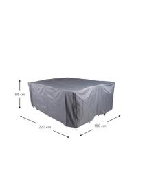 Gartenmöbel-Abdeckplane Möbelskydd, 100% Polyester, Grau, B 220 x H 86 cm