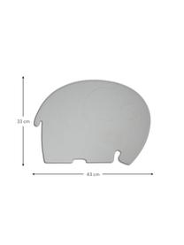 Tovaglietta elefantino in silicone Fanto, Silicone, senza BPA, Grigio, Larg. 43 x Alt. 33 cm