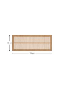 Čelo postele z jaseňového dreva Beyla, Jaseňové drevo, s FSC certifikátom, Jaseňové drevo, Š 175 x V 70 cm