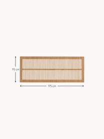 Čelo postele z jasanového dřeva Beyla, Jasanové dřevo

Tento produkt je vyroben z udržitelných zdrojů dřeva s certifikací FSC®., Jasanové dřevo, Š 175 cm, V 70 cm