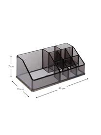 Badkamer organiser Rosalie, Kunststof, Grijs, B 17 x H 7 cm