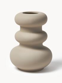 Vase Cathy, Grès cérame, Beige clair, Ø 18 x haut. 24 cm