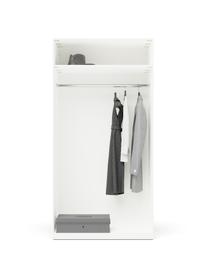 Modularer Drehtürenschrank Charlotte, 100 cm Breite, mehrere Varianten, Korpus: Spanplatte, FSC-zertifizi, Weiß, Basic Interior, B 100 x H 200 cm