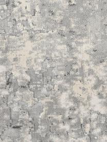 Passatoia fantasia a rilievo grigia/beige Rustic, Retro: lattice, Grigio, beige, Larg. 65 x Lung. 230 cm