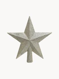 Nerozbitná špice na vánoční stromeček Morning Star, Ø 19 cm, Umělá hmota, třpytky, Odstíny krémové, Š 19 cm, V 19 cm