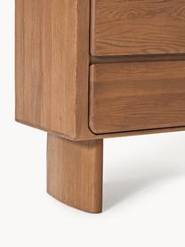 Commode en chêne Chandler, Bois de chêne massif

Ce produit est fabriqué à partir de bois certifié FSC® issu d'une exploitation durable, Chêne, larg. 90 x haut. 120 cm