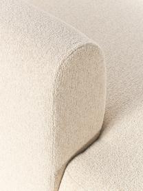 Canapé d'angle modulable 4 places en tissu bouclé Sofia, Bouclé beige clair, larg. 318 x prof. 298 cm, méridienne à droite