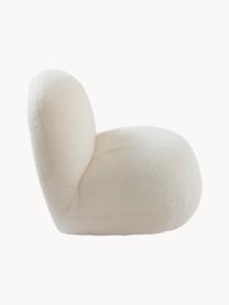 Fauteuil peluche pour animaux domestiques Frankie, Blanc crème, larg. 48 x prof. 45 cm