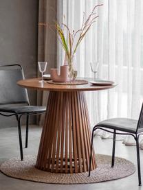 Kulatý dřevěný jídelní stůl Brookland, Ø 90 cm, Dřevo, Ø 90 cm