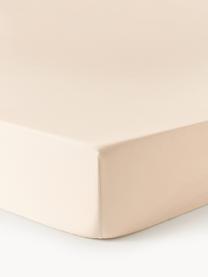 Topper-Spannbettlaken Premium, Baumwollsatin, Webart: Satin Fadendichte 500 TC,, Peach, B 90 x L 200 cm, H 15 cm