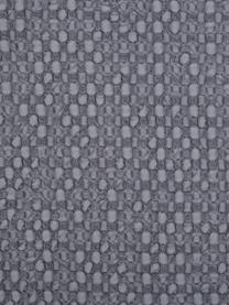 Couvre-lit coton gris à surface texturée Vigo, 100 % coton, Bleu foncé, larg. 220 x long. 240 cm